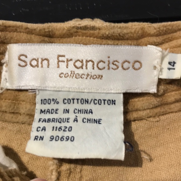 Vintage tan beige corduroy pant - Picture 9 of 9